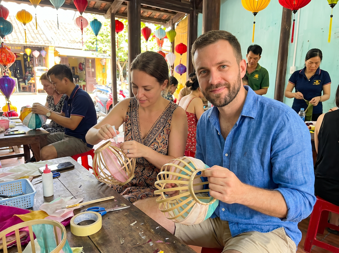 Hoian lantern making class